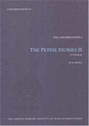 Tapa de The Petese Stories II (Cni Publications 29: the Carlsberg Papyri)