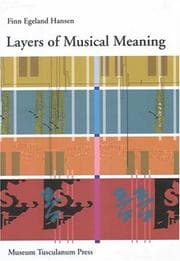 Tapa de Layers of Musical Meaning (Danish Humanist Texts and Studies)
