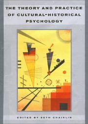 Tapa de The Theory and Practice of Cultural-Historical Psychology (Acta Jutlandica, 74:2 : Social Science Series 22)