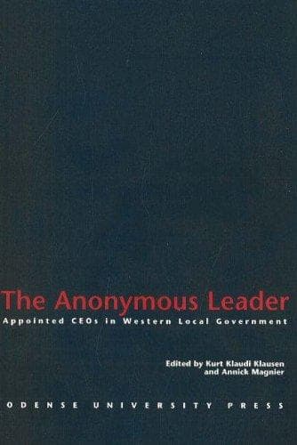 Tapa de The anonymous leader