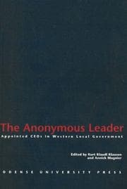 Tapa de The anonymous leader