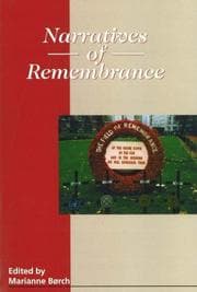 Tapa de Narratives of remembrance
