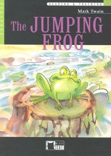 Tapa de The Jumping Frog with CD (Audio) (Reading & Training, Beginner)
