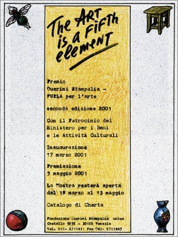 Tapa de The art is a fifth element