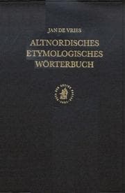 Tapa de Altnordisches Etymologisches Worterbuch