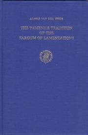 Tapa de The Yemenite tradition of the Targum of Lamentations