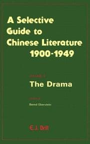 Tapa de A Selective guide to Chinese literature, 1900-1949