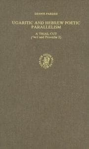 Tapa de Ugaritic and Hebrew poetic parallelism