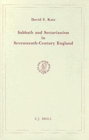 Tapa de Sabbath and sectarianism in seventeenth-century England