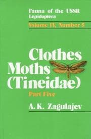 Tapa de The Clothes Moths-tineidae: Subfamily Myrmecozelinae