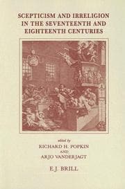 Tapa de Scepticism and irreligion in the seventeenth and eighteenth centuries