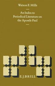 Tapa de An index to periodical literature on the Apostle Paul