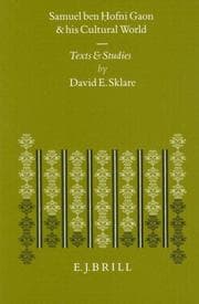 Tapa de Samuel ben Ḥofni Gaon and his cultural world