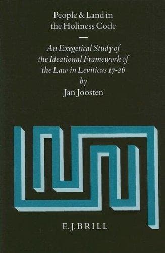 Tapa de People and land in the holiness code