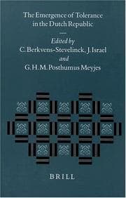Tapa de The emergence of tolerance in the Dutch Republic