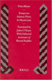 Tapa de Essays on Islamic Piety and Mysticism (Islamic History and Civilization)