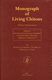 Tapa de Monograph of Living Chitons
