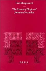 Tapa de The amatory elegies of Johannes Secundus