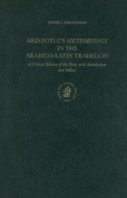 Tapa de Aristotle's Meteorology in the Arabico-Latin tradition