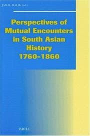 Tapa de Perspectives of mutual encounters in South Asian history, 1760-1860