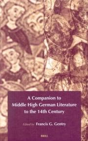 Tapa de A Companion to Middle High German Literature to the 14th Century