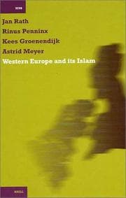 Tapa de Western Europe and Its Islam (International Comparative Social Studies)