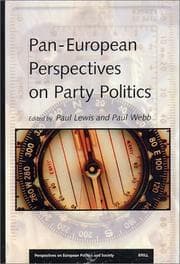 Tapa de Pan-European Perspectives on Party Politics