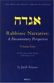 Tapa de Rabbinic Narrative: A Documentary Perspective, Vol. Four