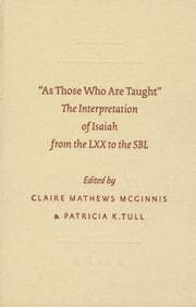 Tapa de "As those who are taught"