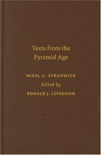 Tapa de Texts from the pyramid age
