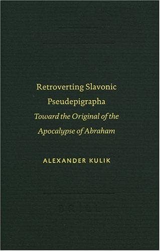 Tapa de Retroverting Slavonic Pseudepigrapha