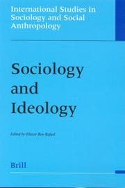Tapa de Sociology and Ideology (International Studies in Sociology and Social Anthropology)