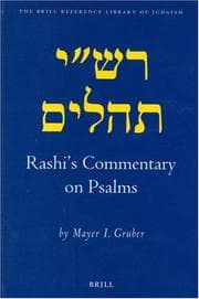 Tapa de Rashi's commentary on Psalms