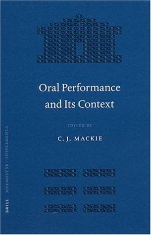 Tapa de Oral performance and its context
