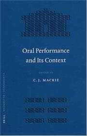 Tapa de Oral performance and its context