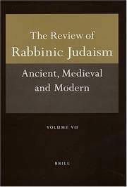 Tapa de Review Of Rabbinic Jadaism