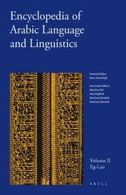Tapa de Encyclopedia of Arabic Language and Linguistics