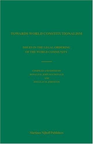 Tapa de Towards World Constitutionalism