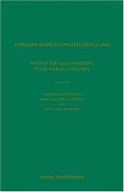 Tapa de Towards world constitutionalism