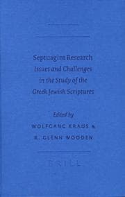 Tapa de Septuagint research