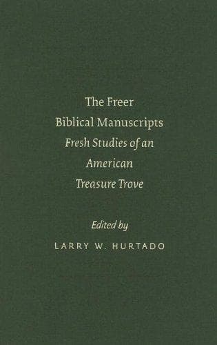 Tapa de The Freer Biblical Manuscripts