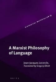 Tapa de A Marxist Philosophy of Language (Historical Materialism)