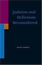 Tapa de Judaism and Hellenism reconsidered