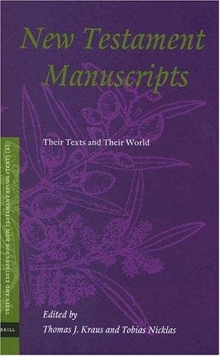 Tapa de New Testament Manuscripts