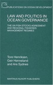 Tapa de Law and politics in ocean governance