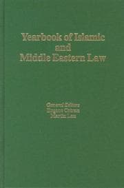Tapa de Yearbook of Islamic and Middle Eastern Law, Volumes 1-10