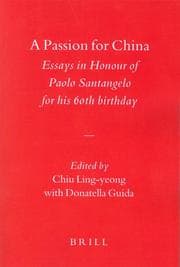 Tapa de Passion for China