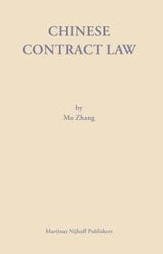Tapa de Chinese Contract Law