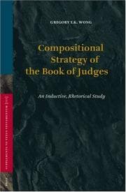 Tapa de Compositional Strategy of the Book of Judges