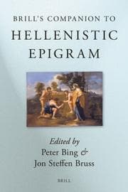 Tapa de Brill's companion to Hellenistic epigram